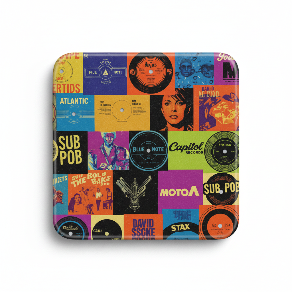 Imanes de vinilo NFC decorativos para nevera